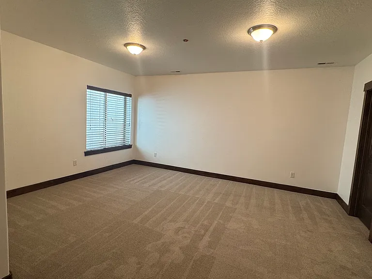 Huge down stairs bedroom