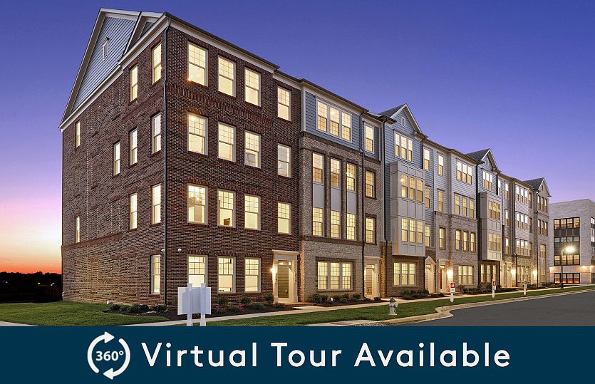 New 2-Level Luxury Condos Featuring a 1-Car Garage at Crown in Gaithersburg, MD.