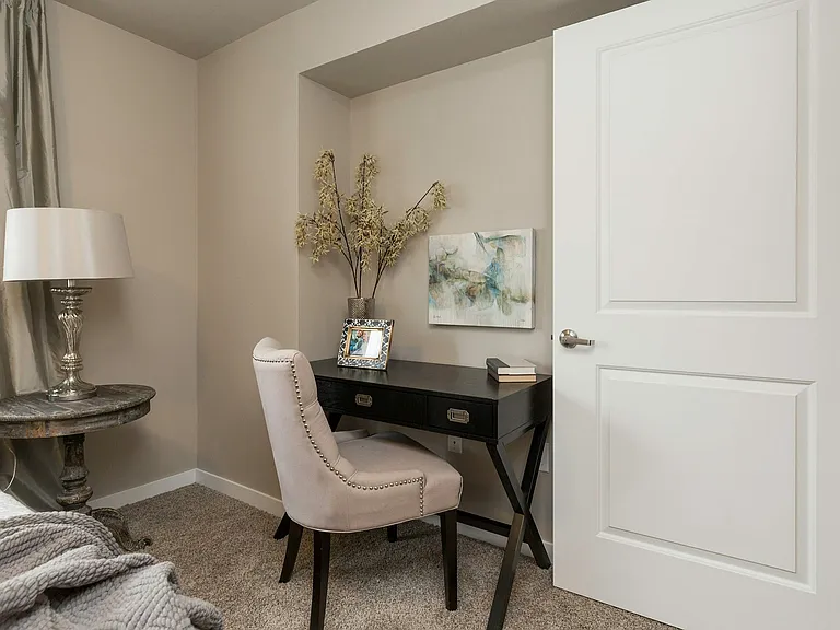 Functional meets comfortable in our spacious bedrooms, each designed with thoughtful details like extra room for a desk for work or study.