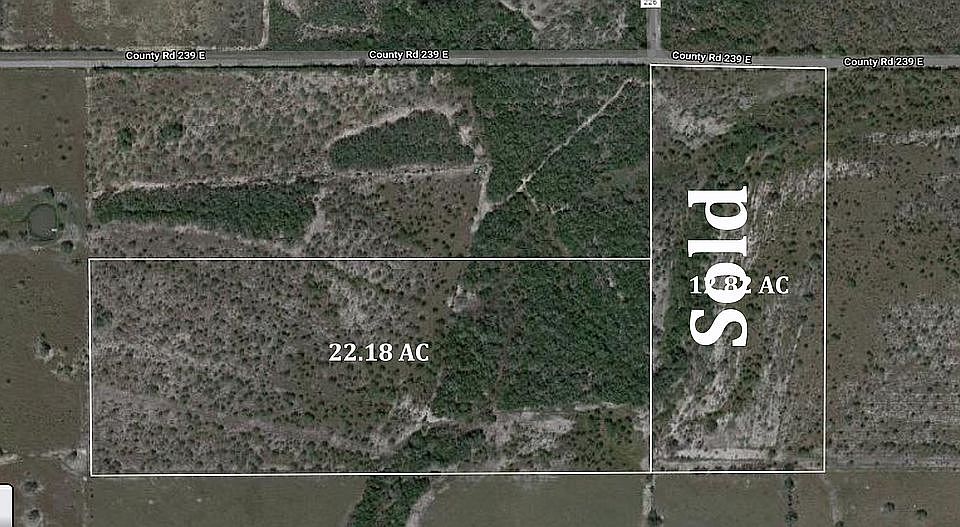 22.18 acres for sale.
