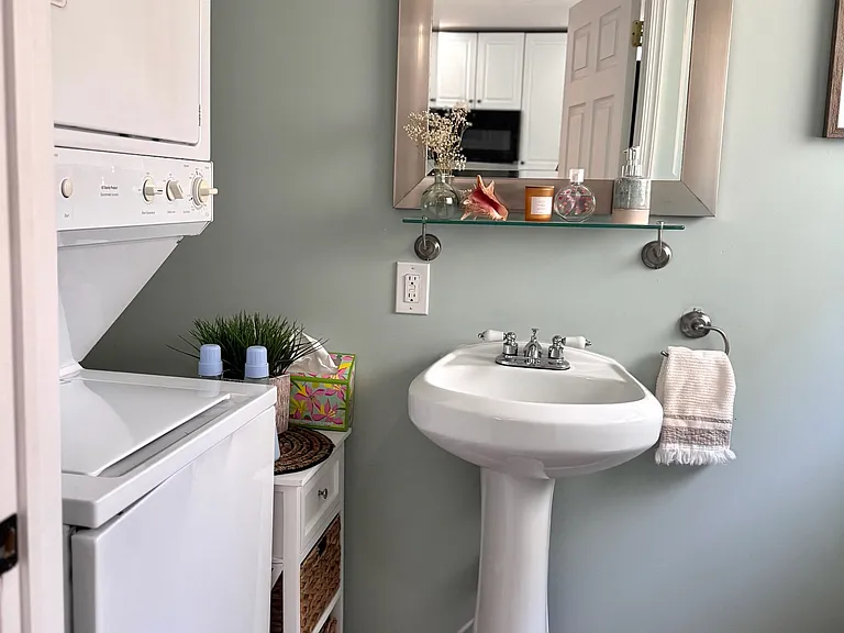 Downstairs bathroom / Washer & Dryer