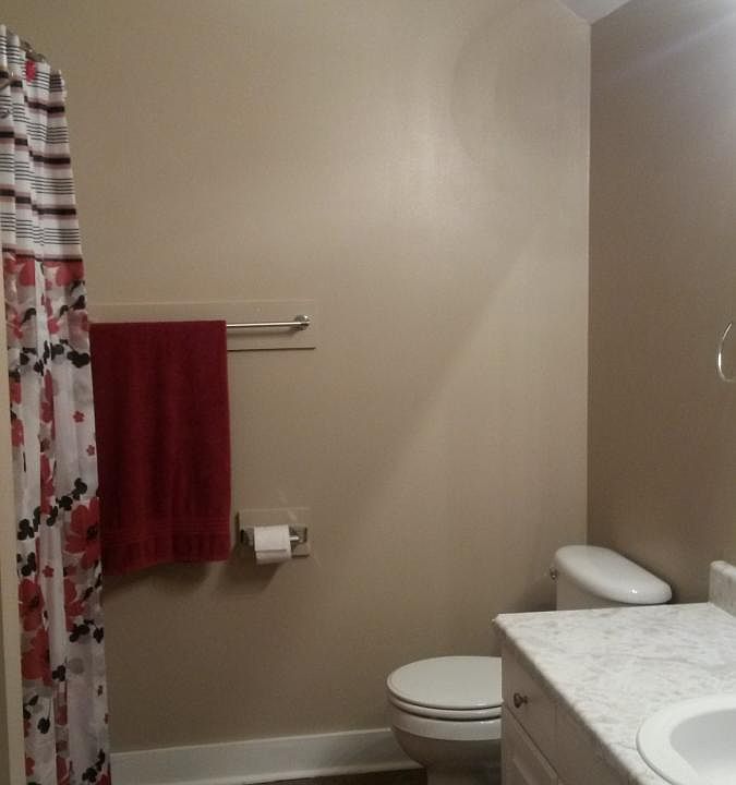 large bathroom with w/d