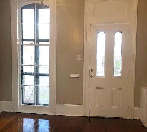 Living Room with Front Door