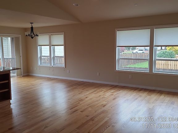 Dinning area and living room