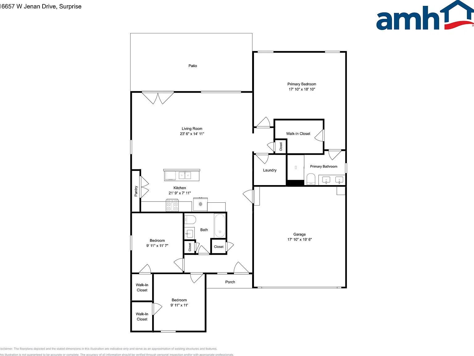3 bed, 2.0 bath, 1550 sqft, $1,995 — Photo 2