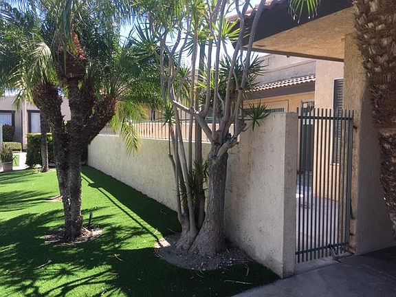 Nice space between your private patio and the pool.