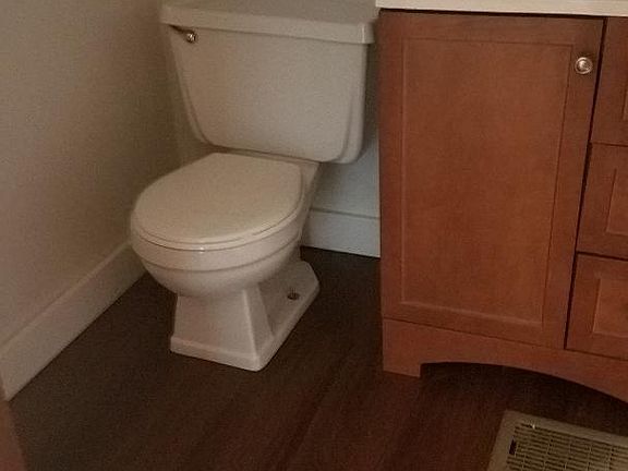 New flooring. A new petasal stink was also put in (not pictured).