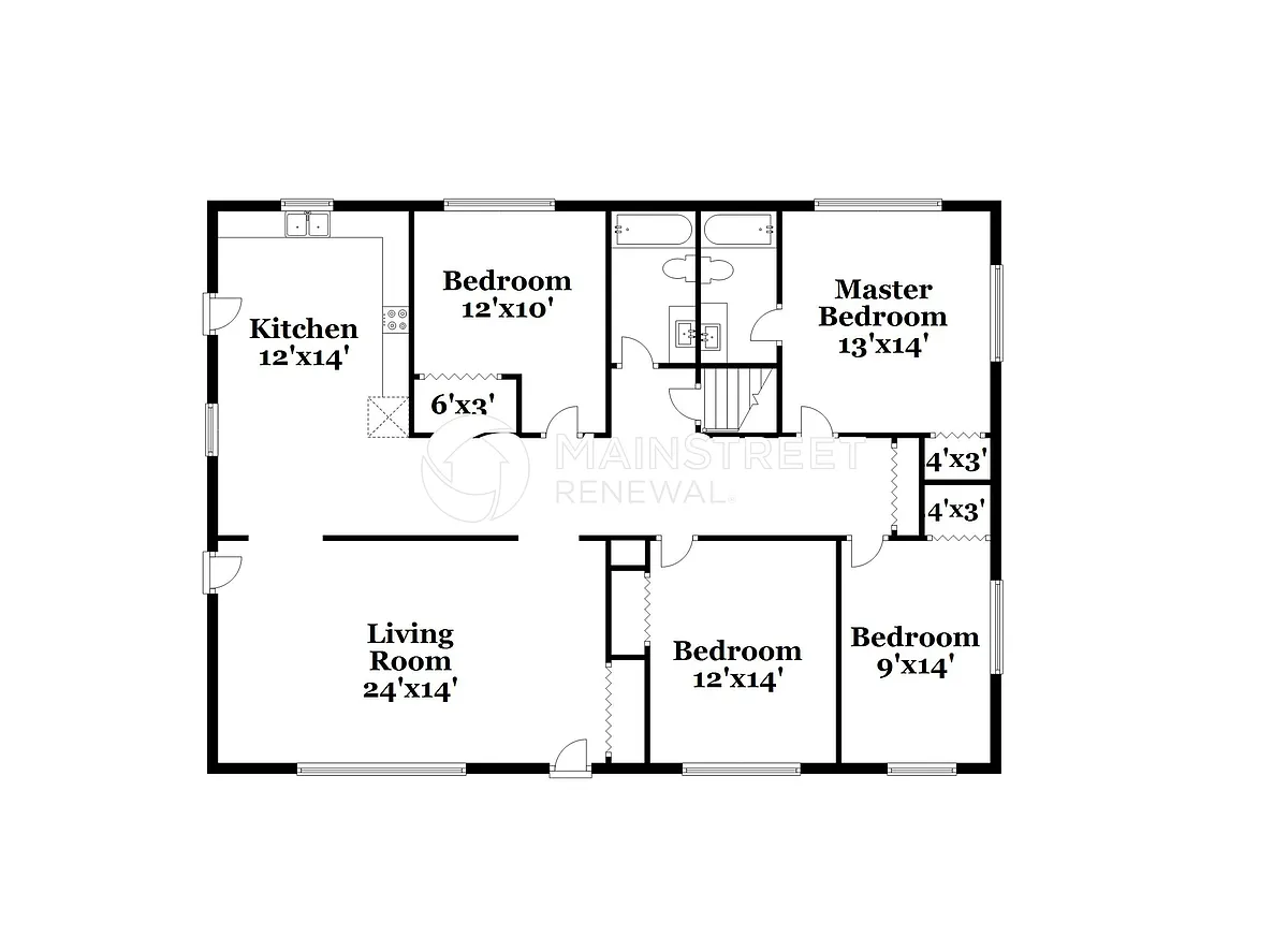 Floor Plan - 1431 Conley Rd
