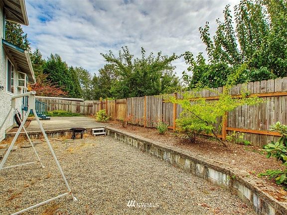Backyard, lots of possibilities. Slider to family room to the left.