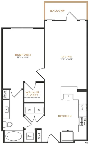 Floor plan A12