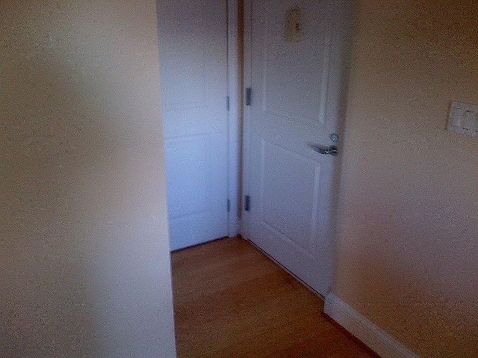 entry door and closet