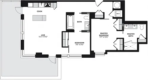 Floor plan B206