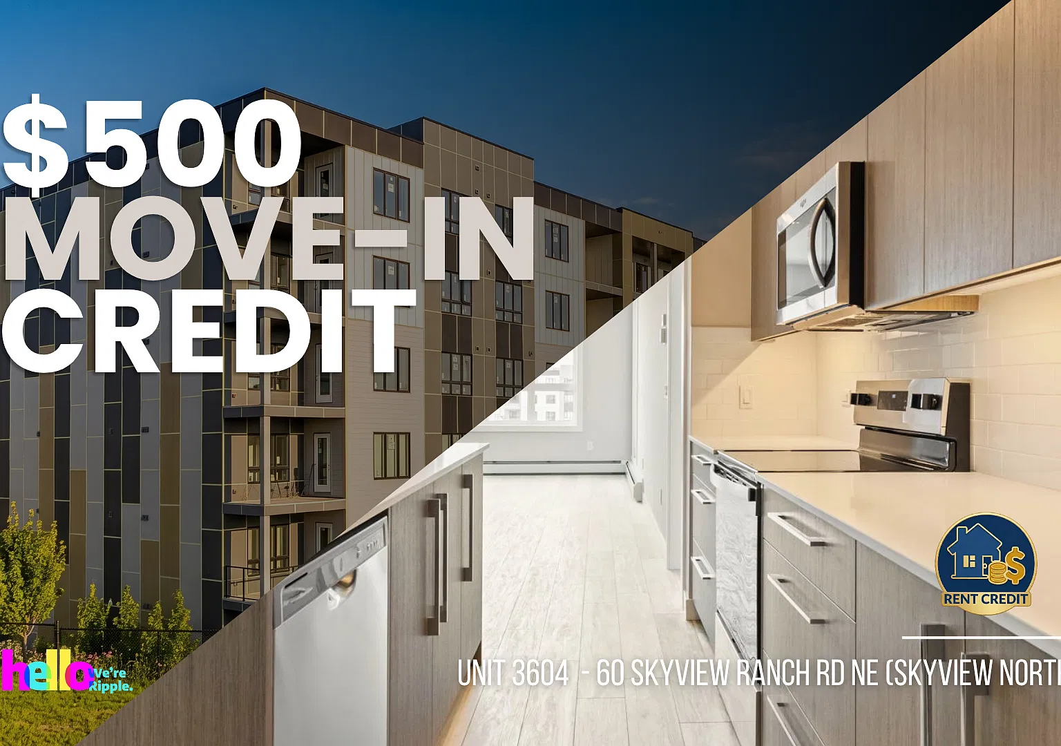 60 Skyview Ranch Rd NE (Skyview North) - Unit 3604, Calgary - Unit 3604 — Photo 1