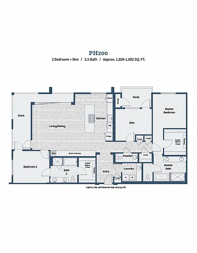 Floor plan PH200