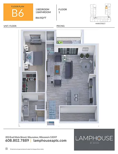 Floor plan B6