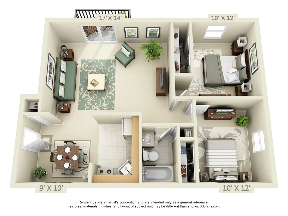 Floor plan Style A