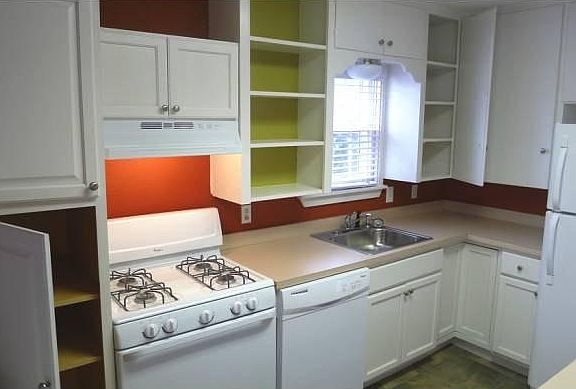 Gas range, dishwasher