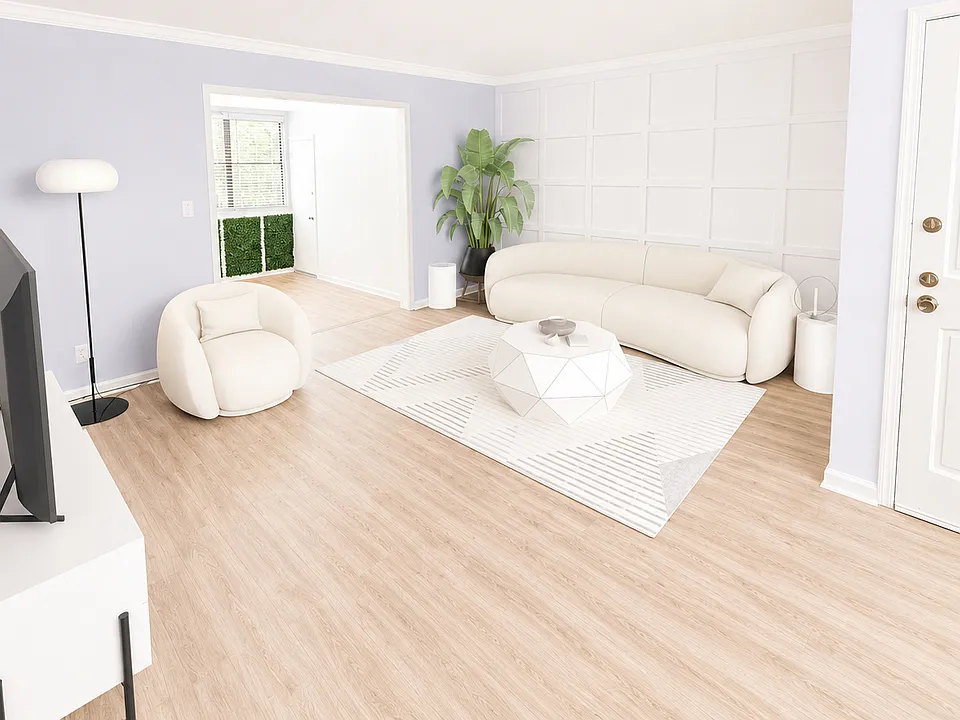 Spacious living room