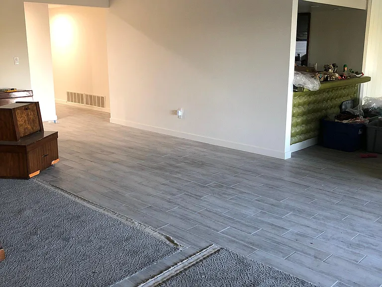 Living room looking toward Bar