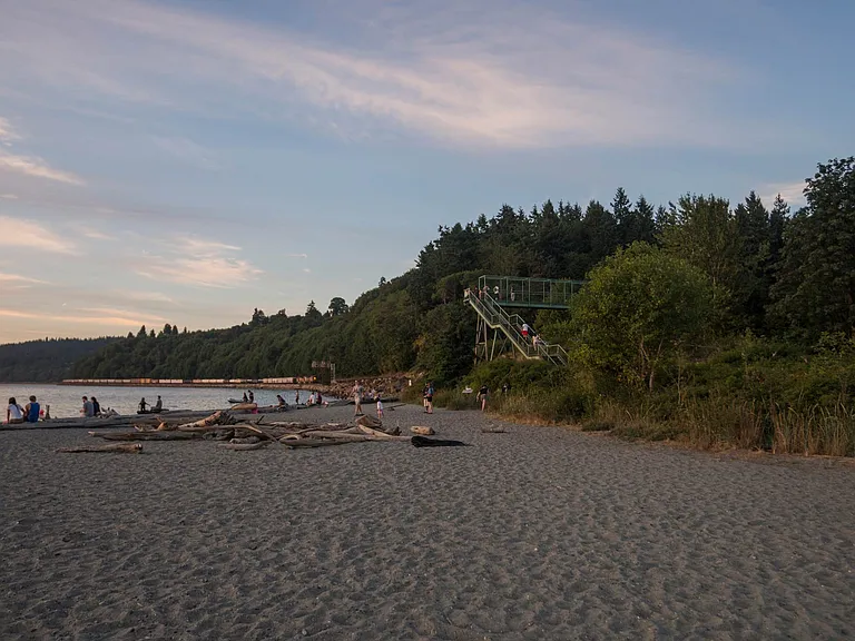 Carkeek Park beach is 1.9 miles