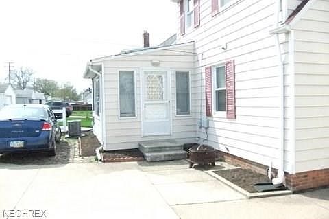 Door leads to master bedroom addition