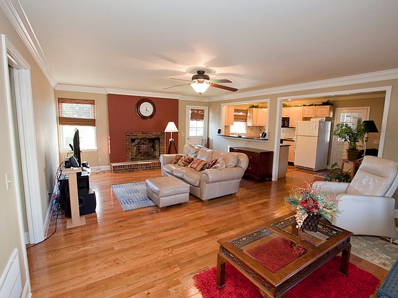 Living room, open to kitchen
