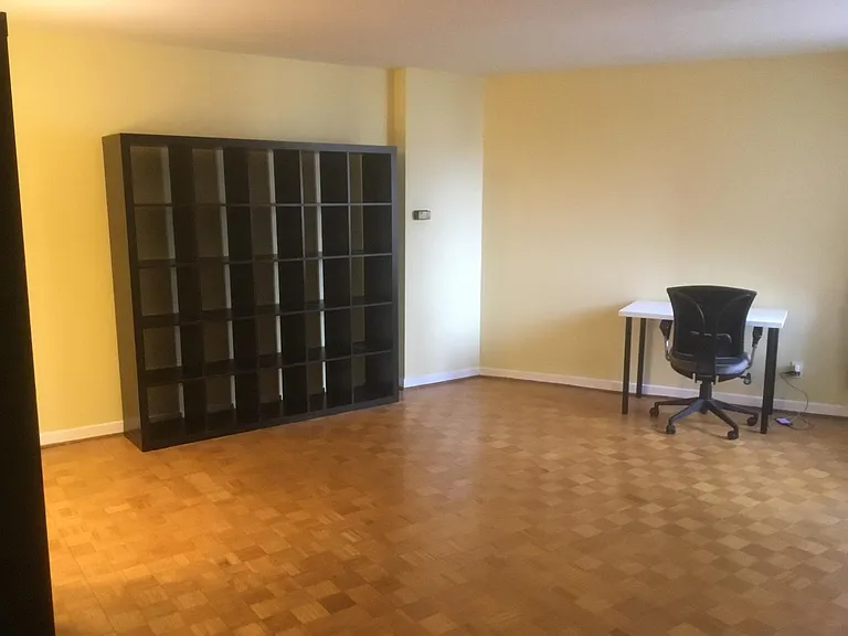 Shows 1 of 2 Ikea shelving units.