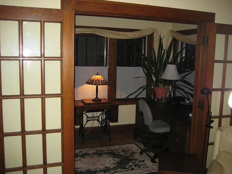 Another view of sunroom/office