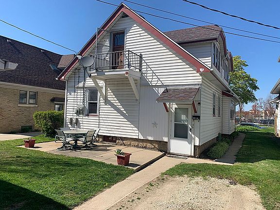 Back yard and parking