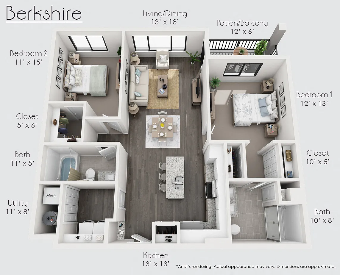 Floor plan The Berkshire