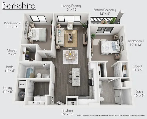 Floor plan The Berkshire