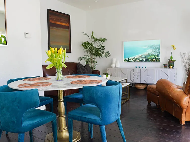1st floor dining room and living/tv room