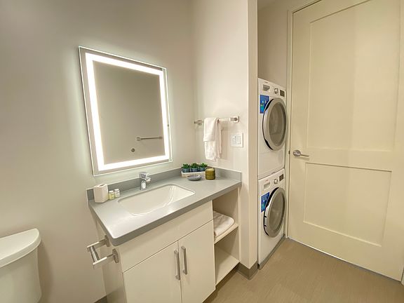 All apts here have an in-home washer and dryer