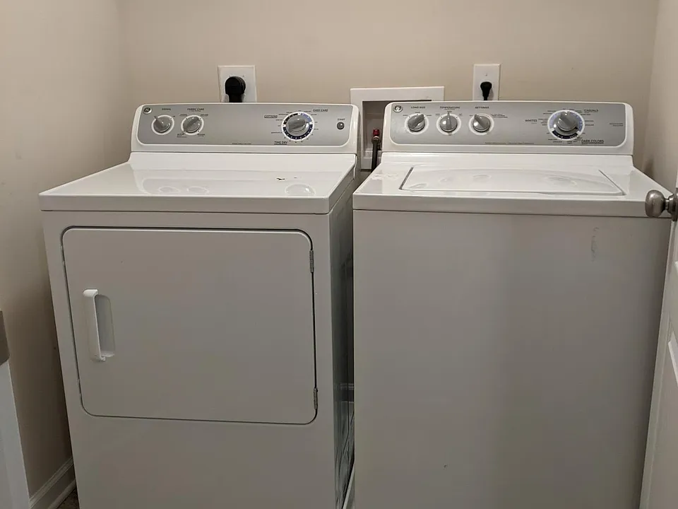 Washer and dryer included