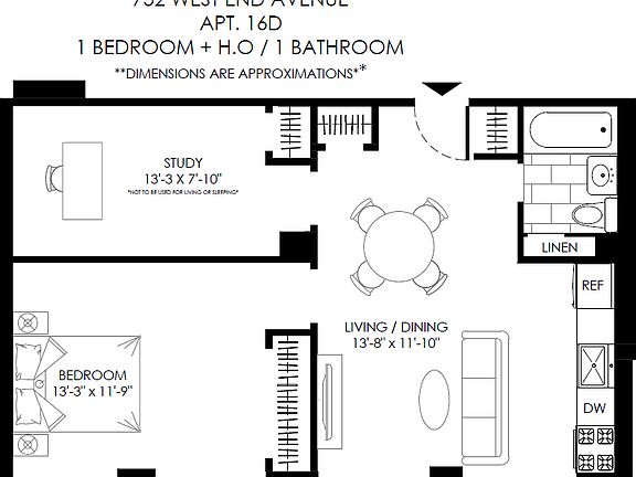 2nd image of 752 W End Ave APT 16D