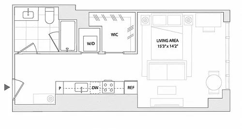 Floor plan STUDIO A5