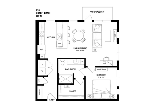 Floor plan A10