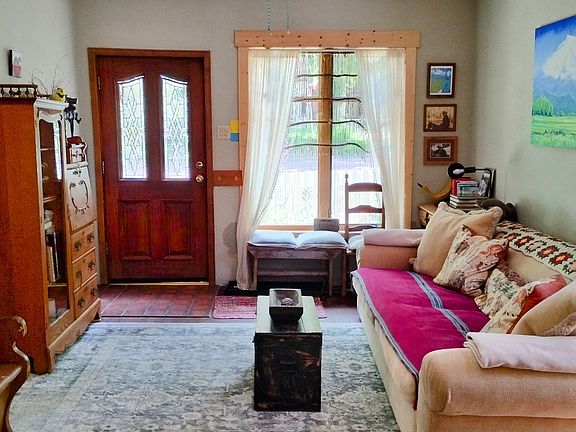 Bright happy comfy living room