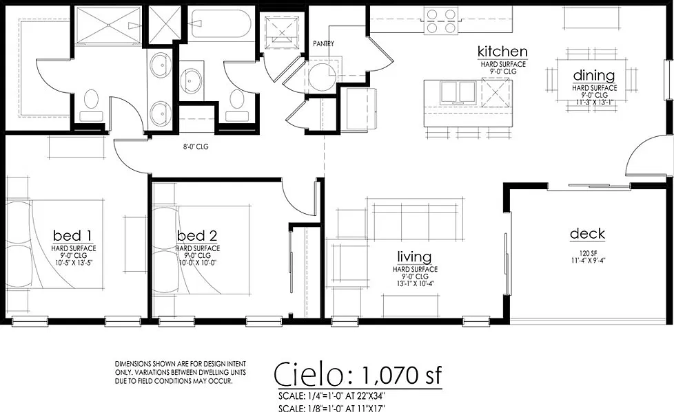 2 bed, 1070 sqft, $2,900 — Photo 3