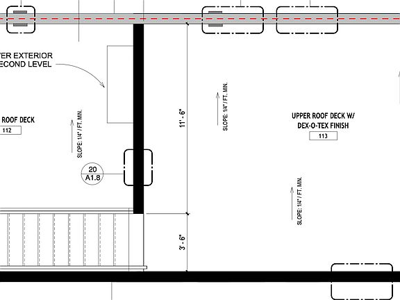 Lower and Upper Deck Floor Plan. Perfect for indoor/ outdoor living in SoCal.