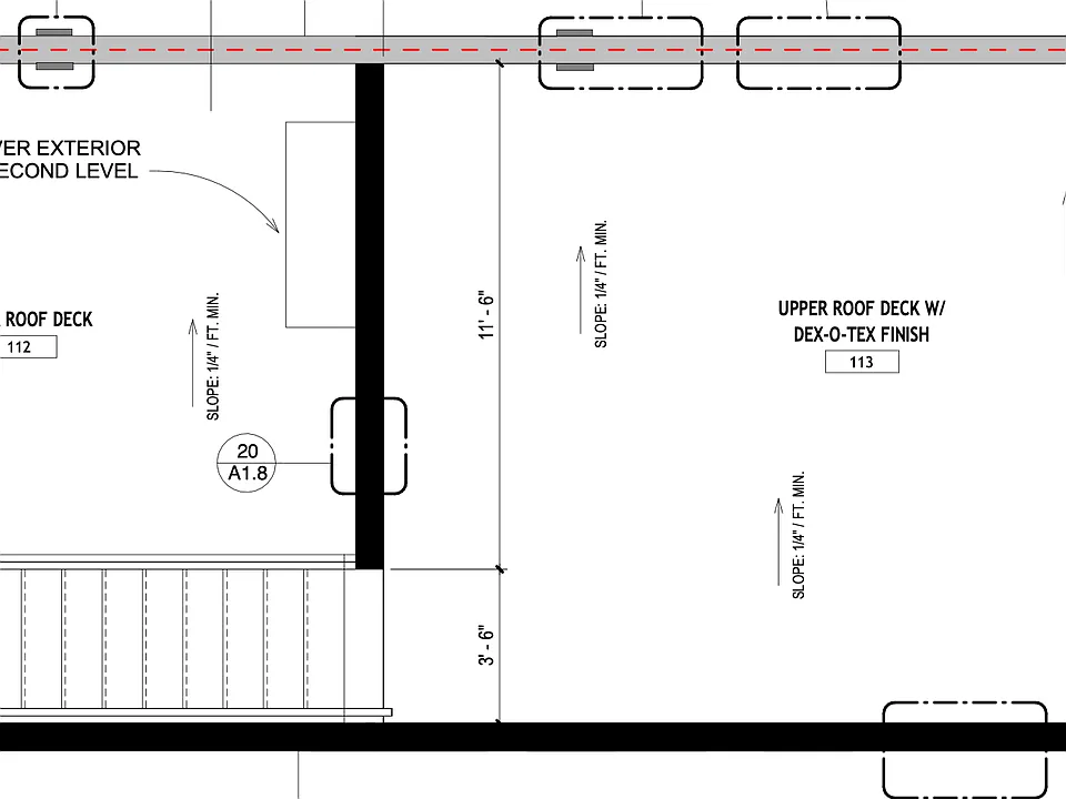 Lower and Upper Deck Floor Plan. Perfect for indoor/ outdoor living in SoCal.