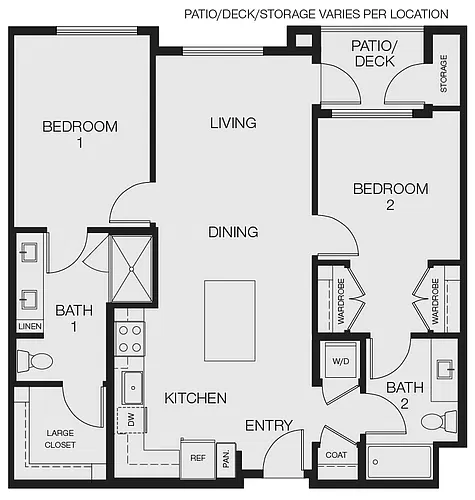 Floor plan 2B