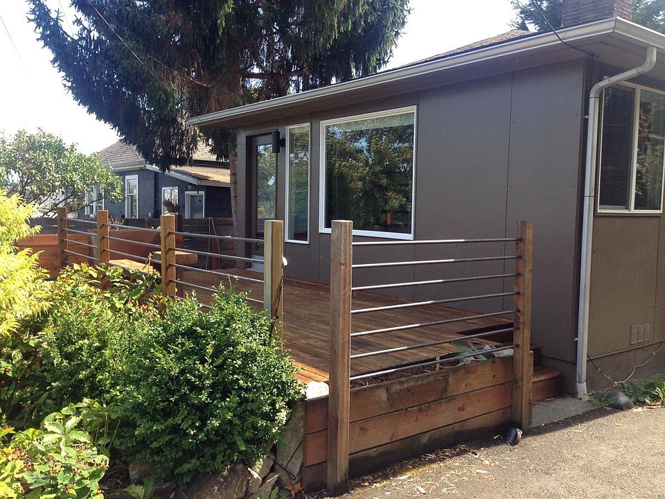 front of house and deck