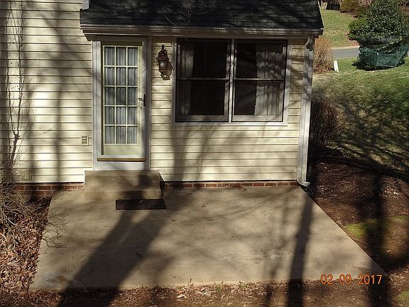 Concrete Pad in back