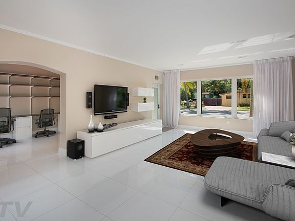 Living Room- Digitally Staged