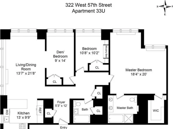 322 West 57th Street 33U image 18 of 18