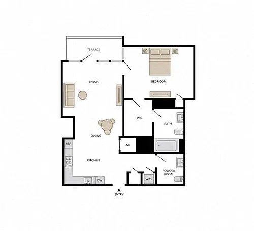 Floor plan 1-D4-L