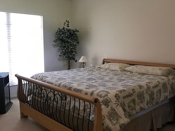 Spacious master bedroom with large closets.