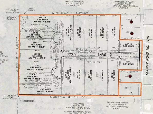 LOT 3 County Road 1110, Farmersville, TX 75442