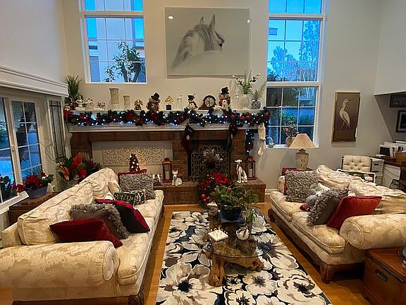 20ft vaulted living room